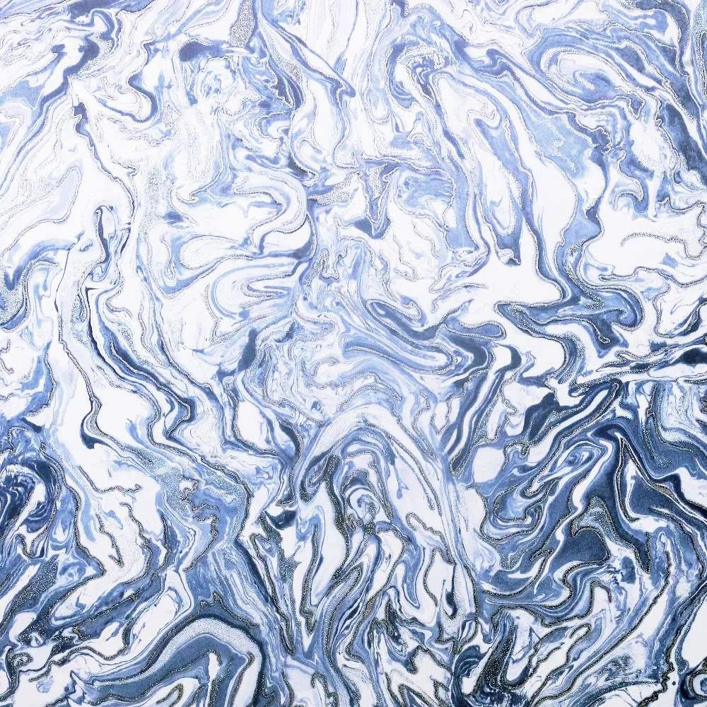 Arthouse Liquid Marble Navy Wallpaper 693902