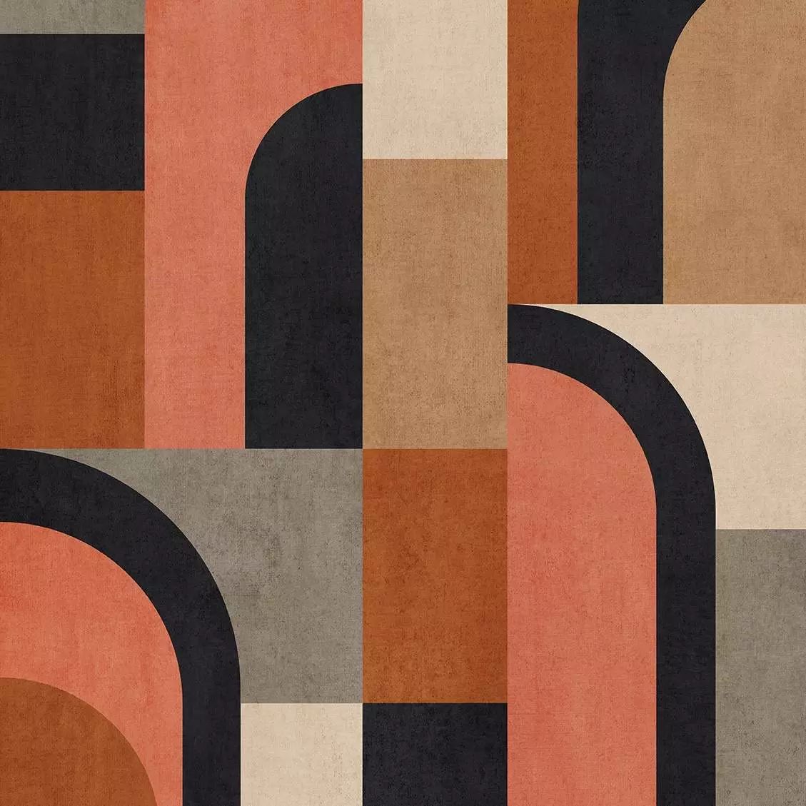 Modernism Shapes Mural Wallpaper A51901