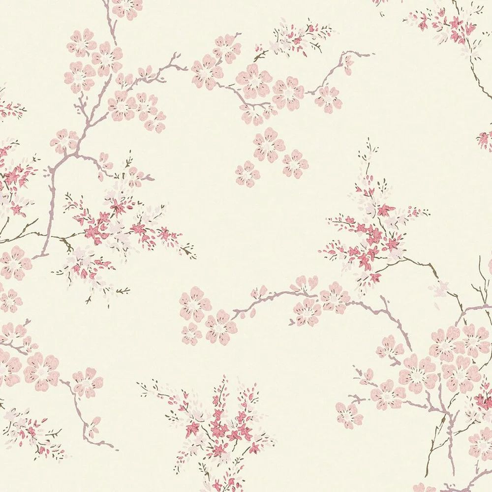 Oriental Blossom Blush Laura Ashley Wallpaper 113388