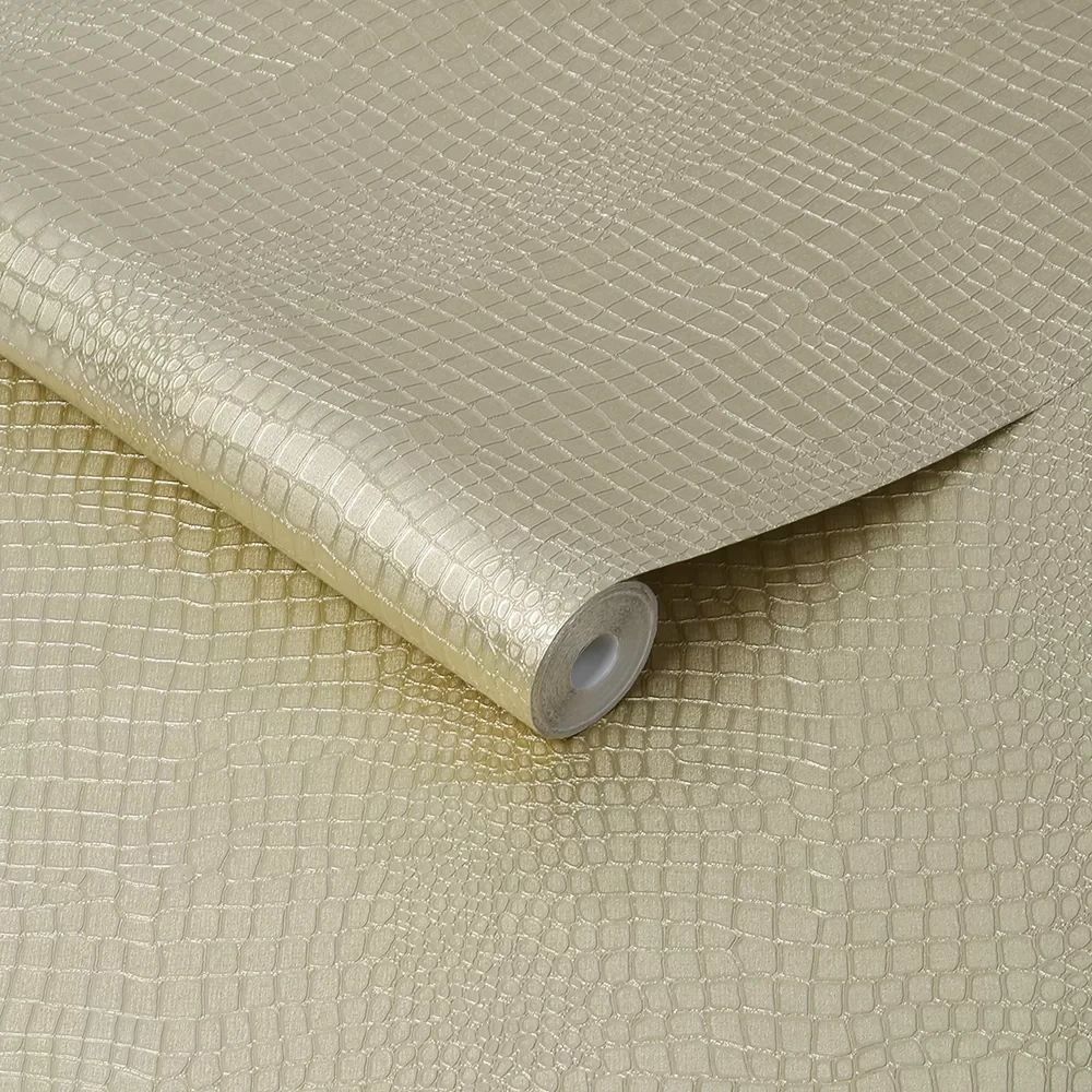Boutique Crocodile Gold Superfresco Reptile Skin Wallpaper 107686