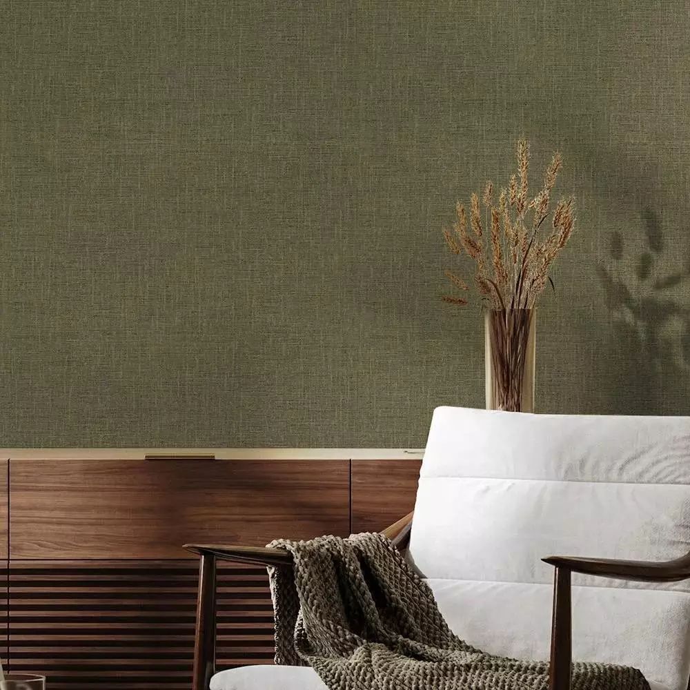 Boutique Loom Texture Bronze Vinyl Wallpaper 131237