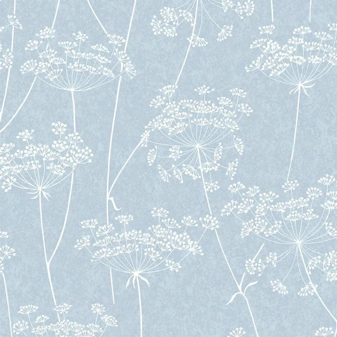 Aura Superfresco Blue Sprig Motif Wallpaper 33-302