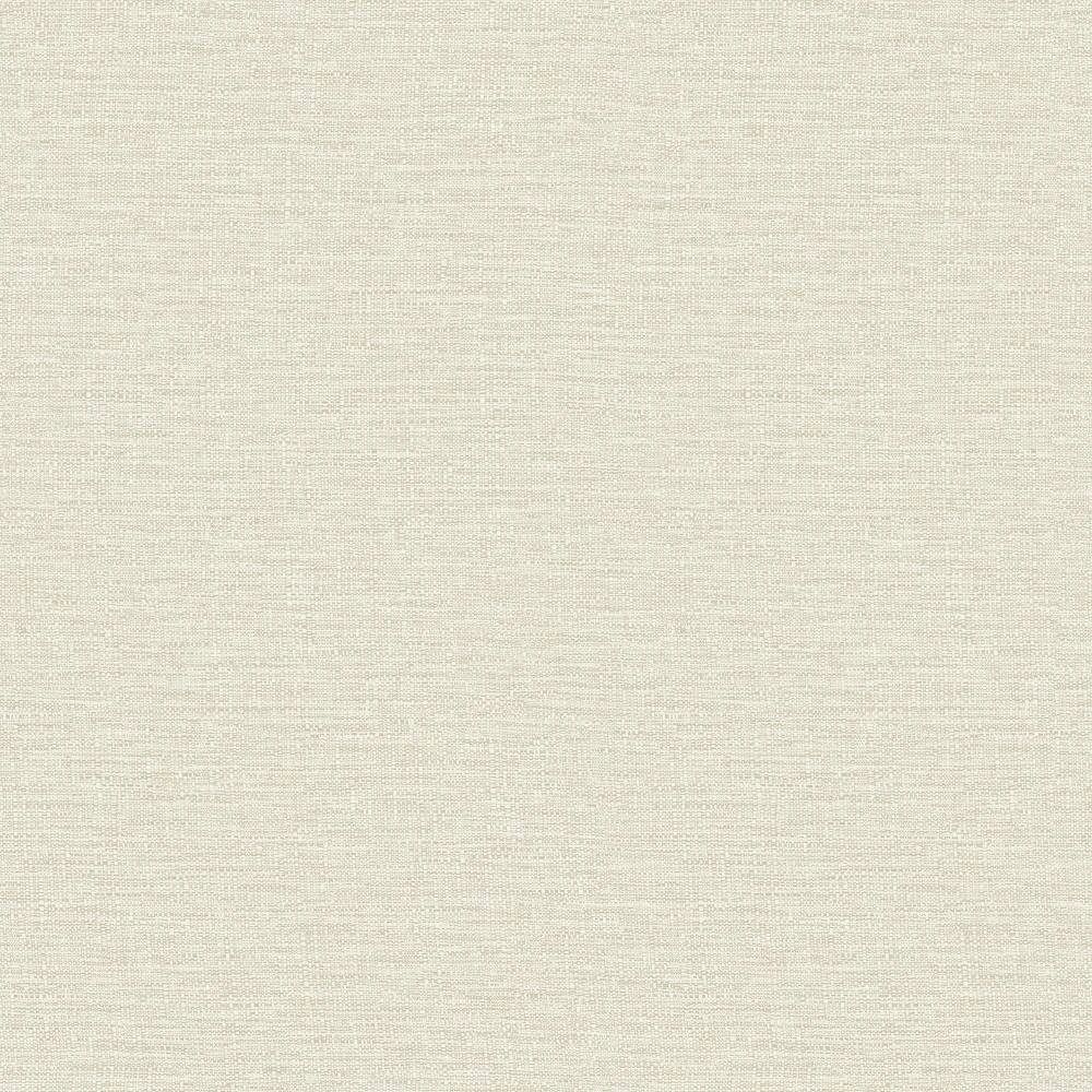 Telma Plain Fabric Hessian Texture Cream Vinyl Wallpaper 199503