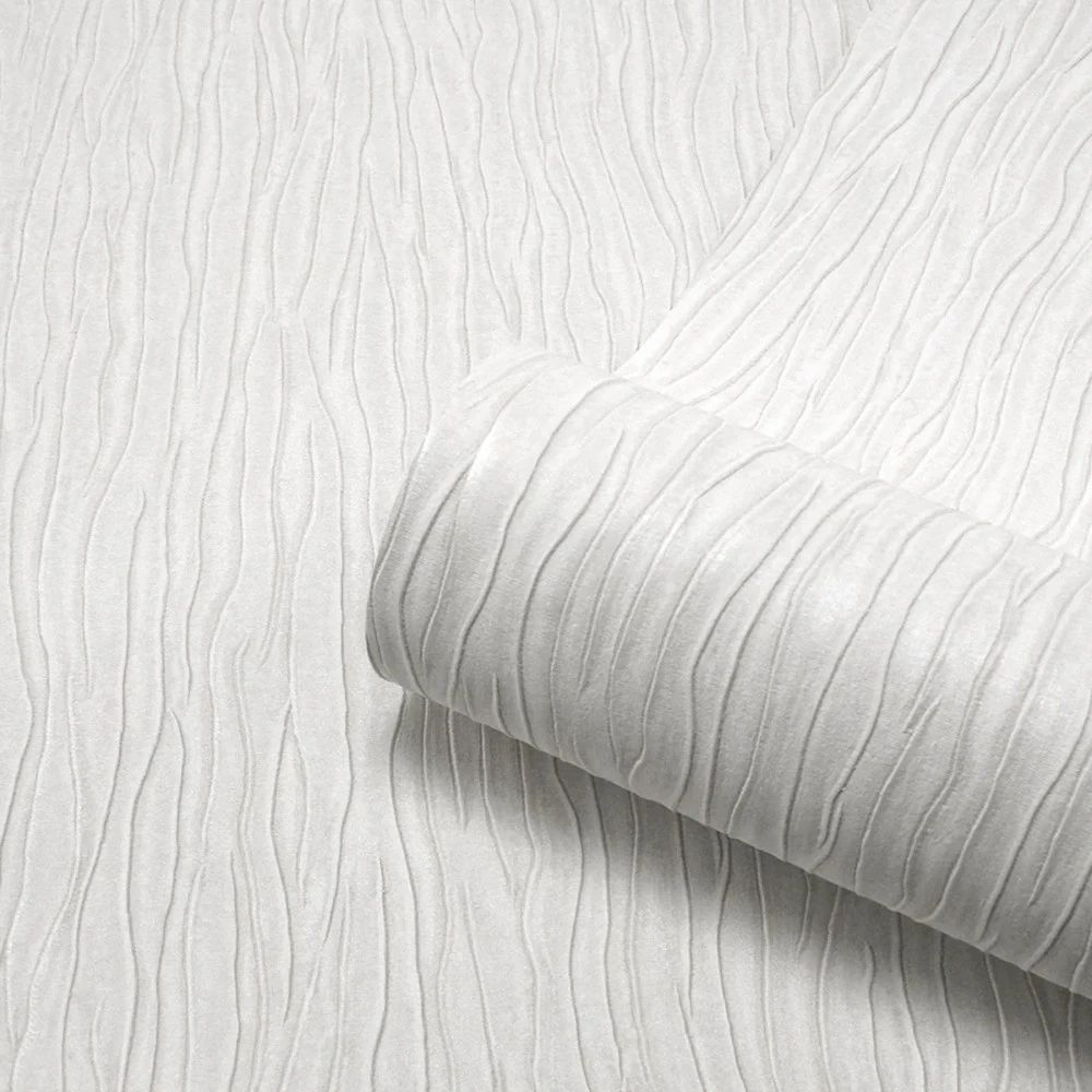 Tiffany Texture White Luxury Italian Vinyl Wallpaper 41334