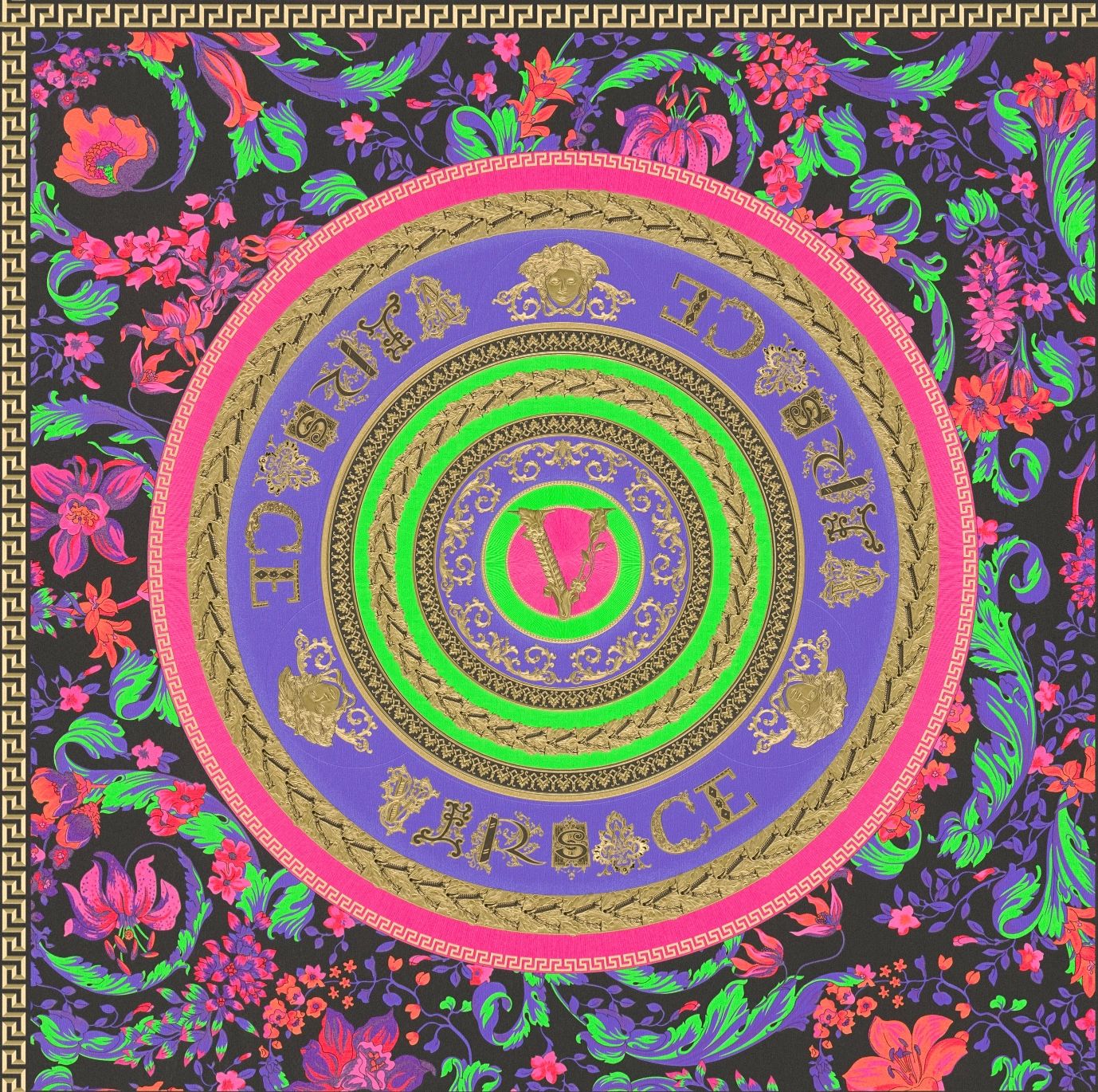 Oriental Tile V Multicolour Luxury Vinyl Wallpaper 387051 Oriental Tile V Multicolour Luxury Vinyl Wallpaper 387051