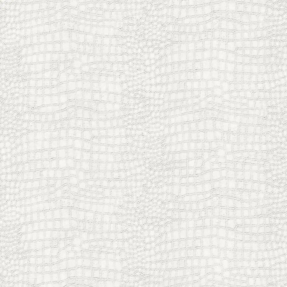 Boutique Crocodile White Superfresco Reptile Skin Wallpaper 32-660