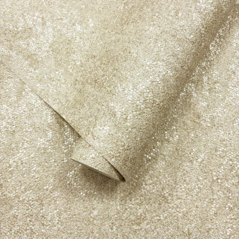 Aurora Shimmering Ivory Texture Vinyl Wallpaper 401317