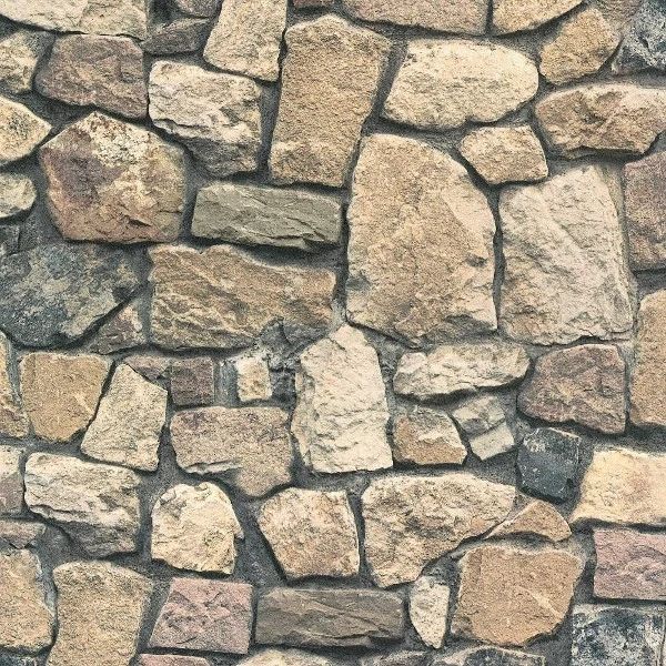 Deco World Cornish Stone Effect Wallpaper 8595-32