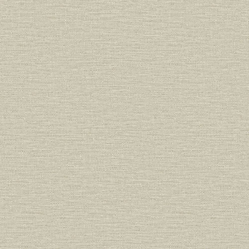 Telma Plain Fabric Hessian Texture Taupe Vinyl Wallpaper 199504