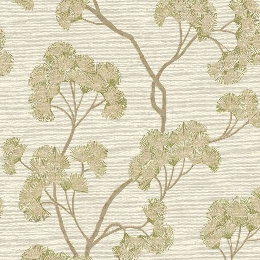 Sumatra Ginkgo Trees Green Floral Wallpaper 316032