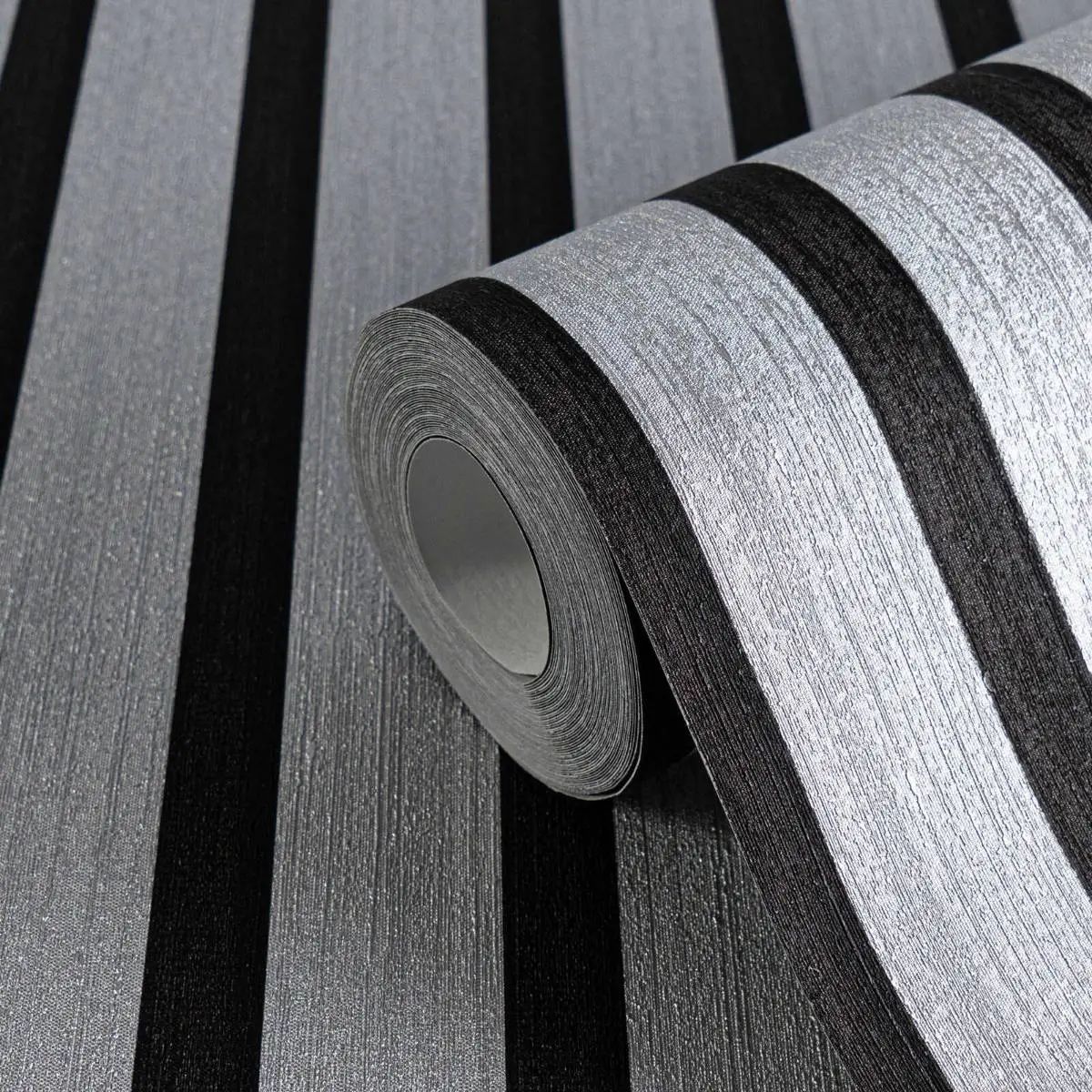 Acoustic Metallic Panels Silver Ultra Realistic Fleece Wallpaper 78627-1