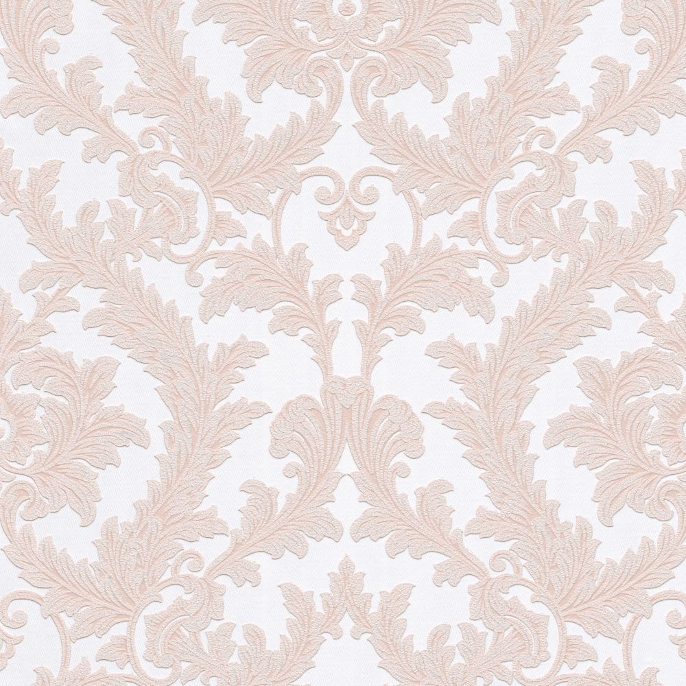 Dresden Damask Rose Gold Vinyl Wallpaper 10159-05