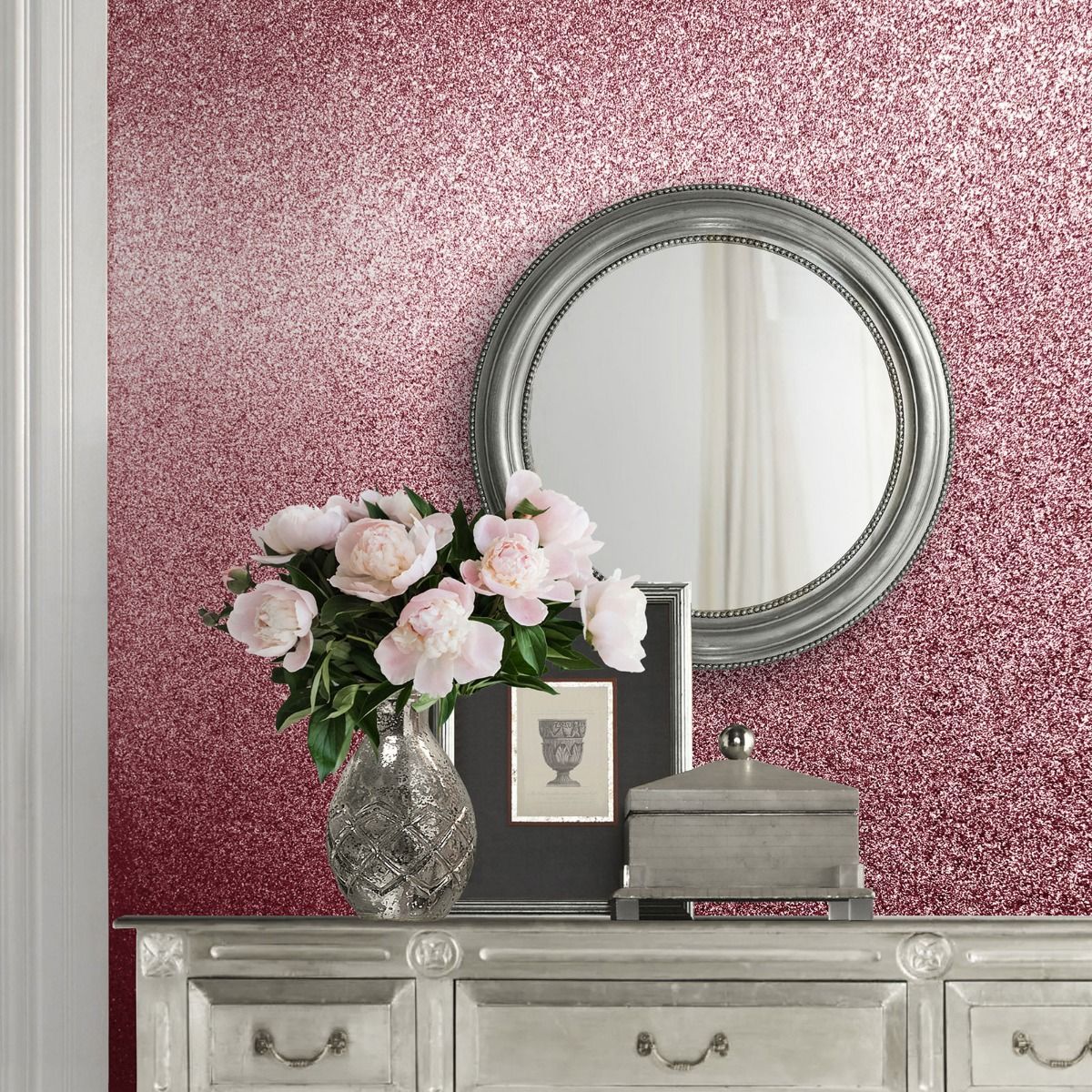 Pink sparkle wallpaper top