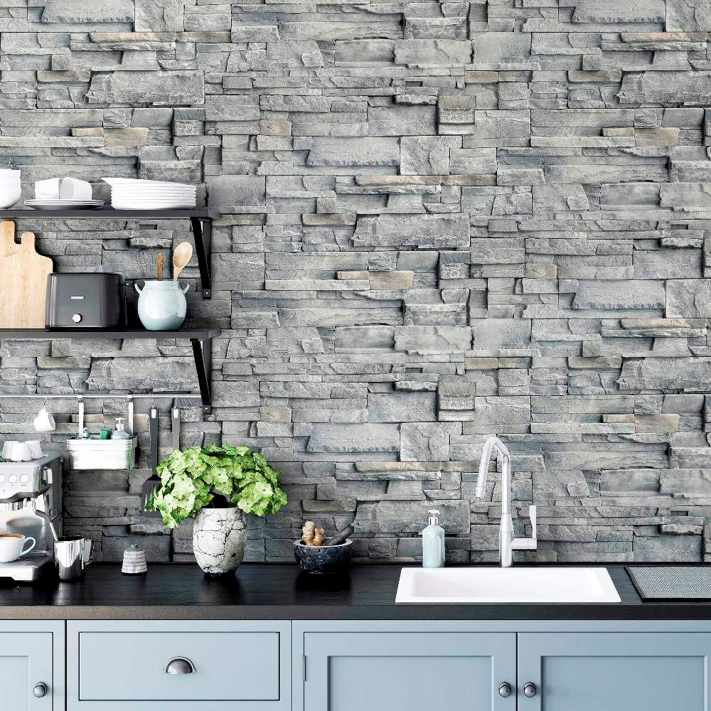 Slate store grey wallpaper
