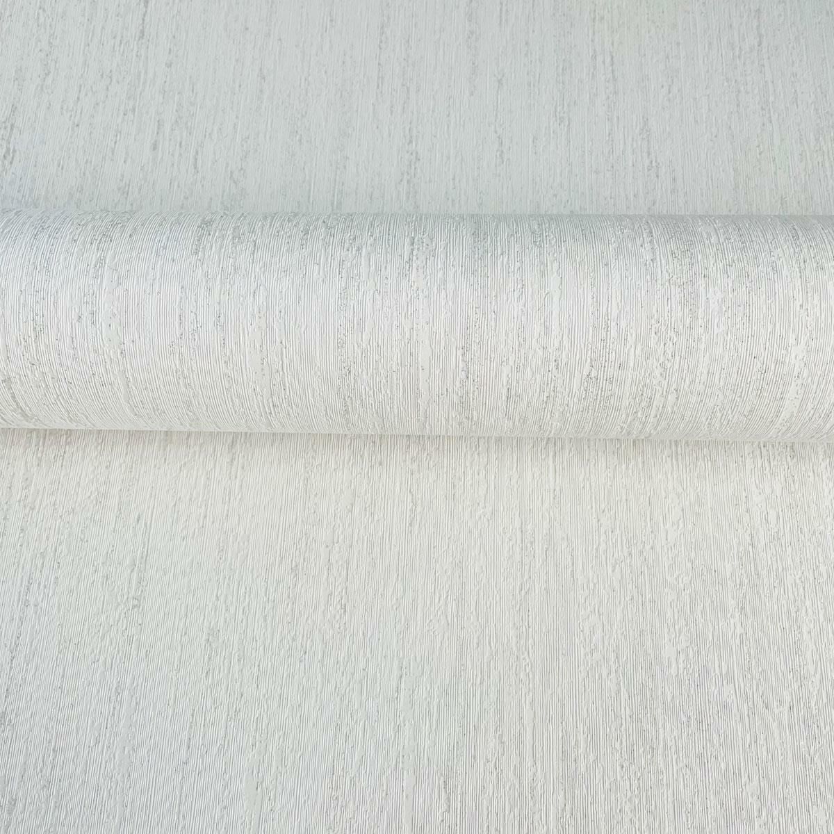 Synergy Textured White & Silver Vinyl Wallpaper M0736 M0736