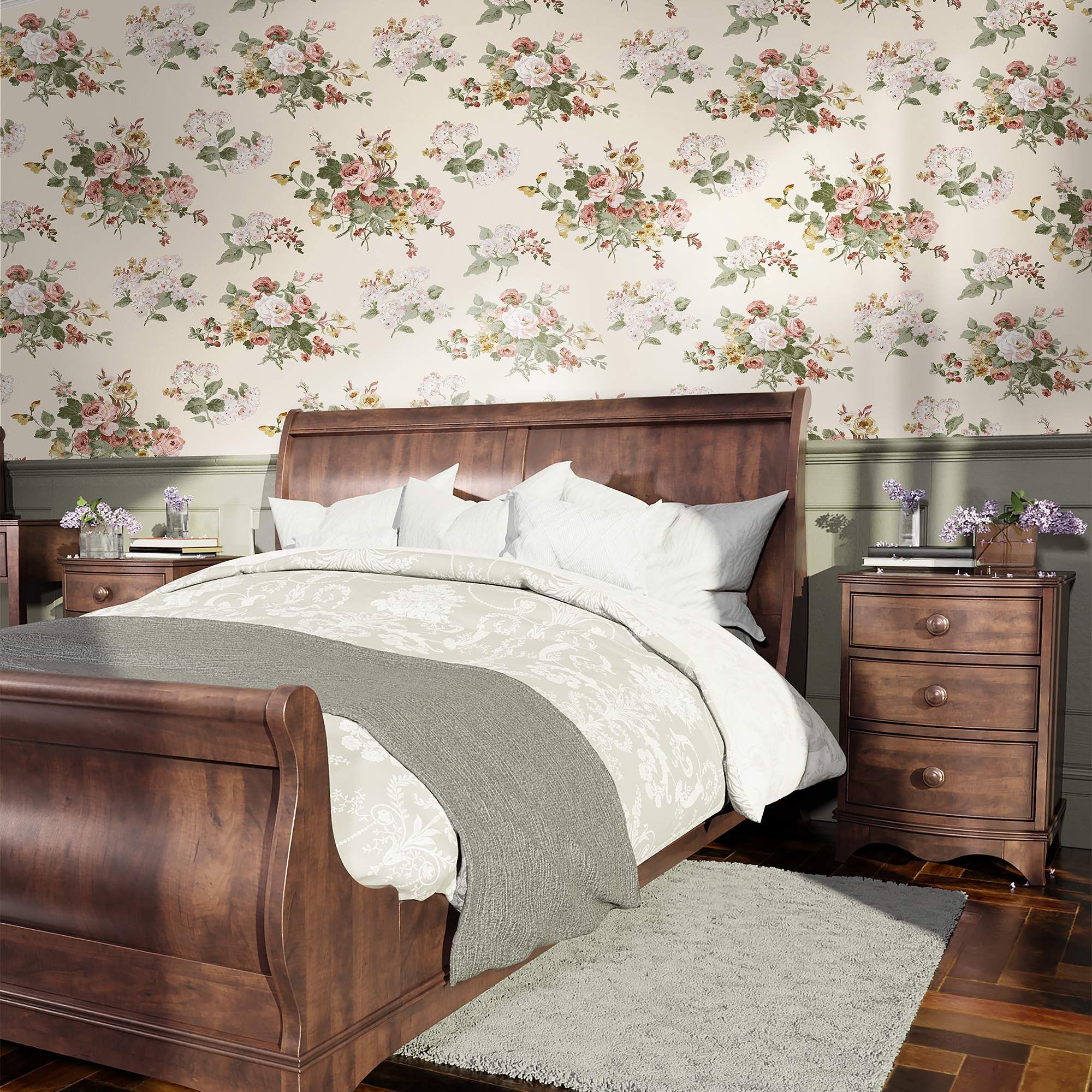 Laura ashley sleigh shop bed