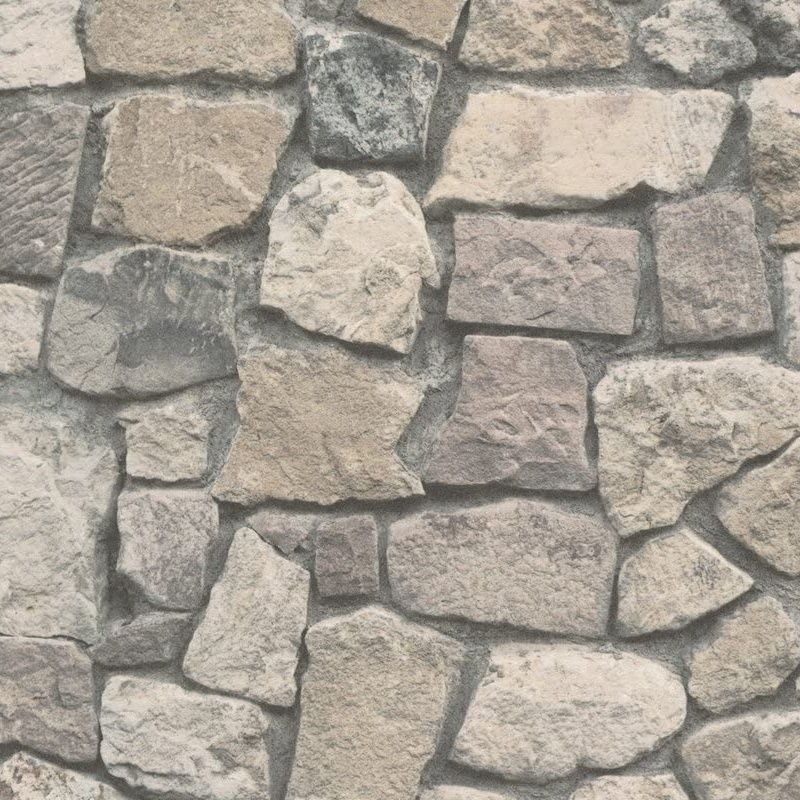 Stone effect wall paper sale