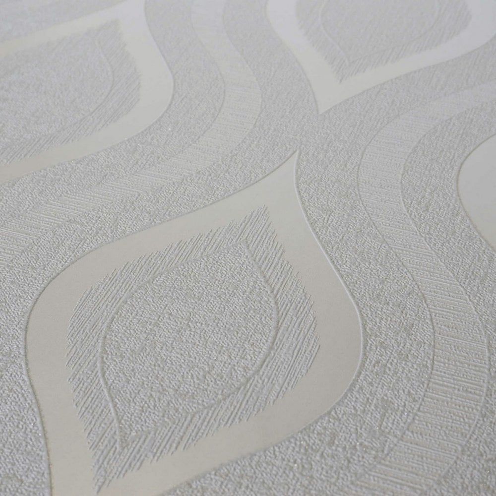 Curated visual reference: Quartz Retro Oval Silver Textured Vinyl Wallpaper Fd41968 Photo Inspiration