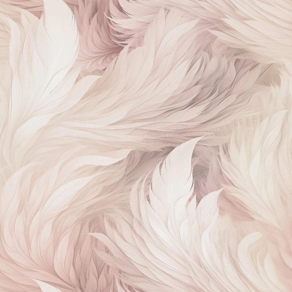 Plumes Large Feathers Abstract Shimmer Pink Wallpaper 217504