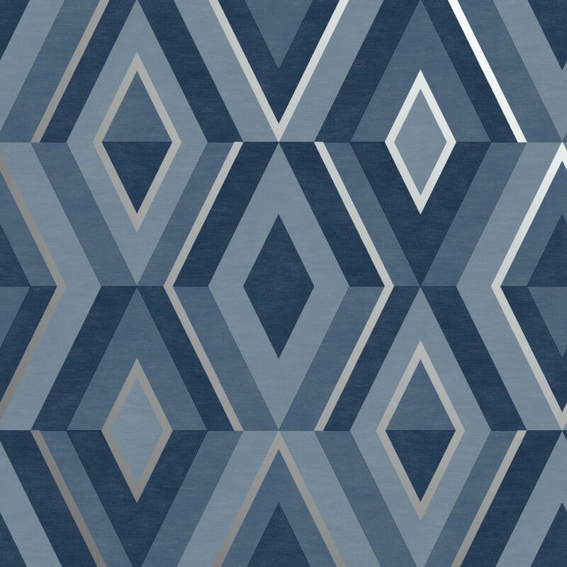 じーじーページ✩︎⡱ Shard Geometric Silver Wallpaper FD42606 | FD42606