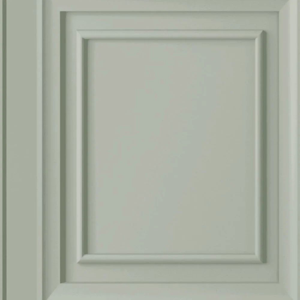 Redbrook Timeless Wood Panel Sage Green Laura Ashley Wallpaper 114905