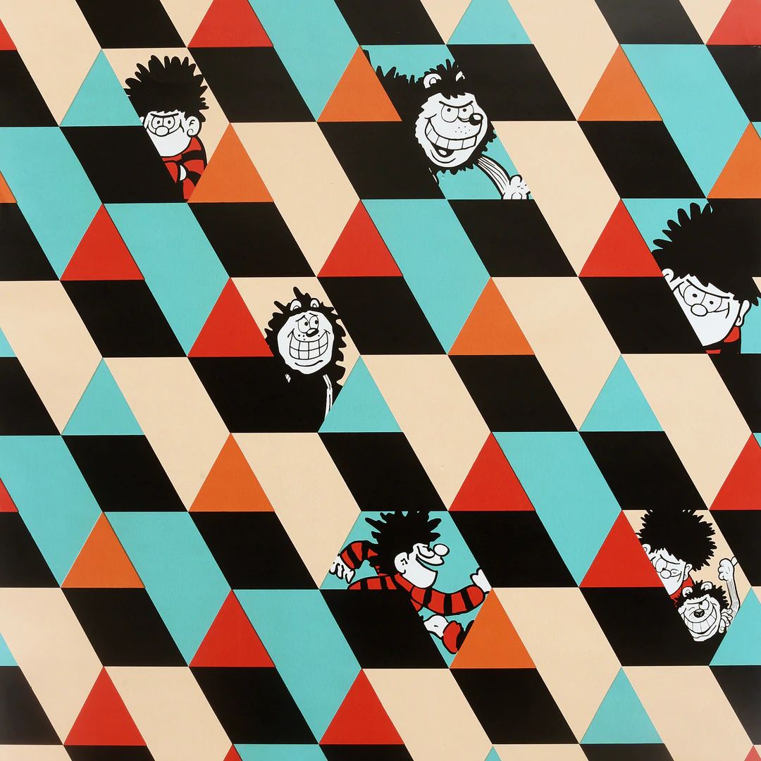 Beano Colour Block Children's Wallpaper 662402