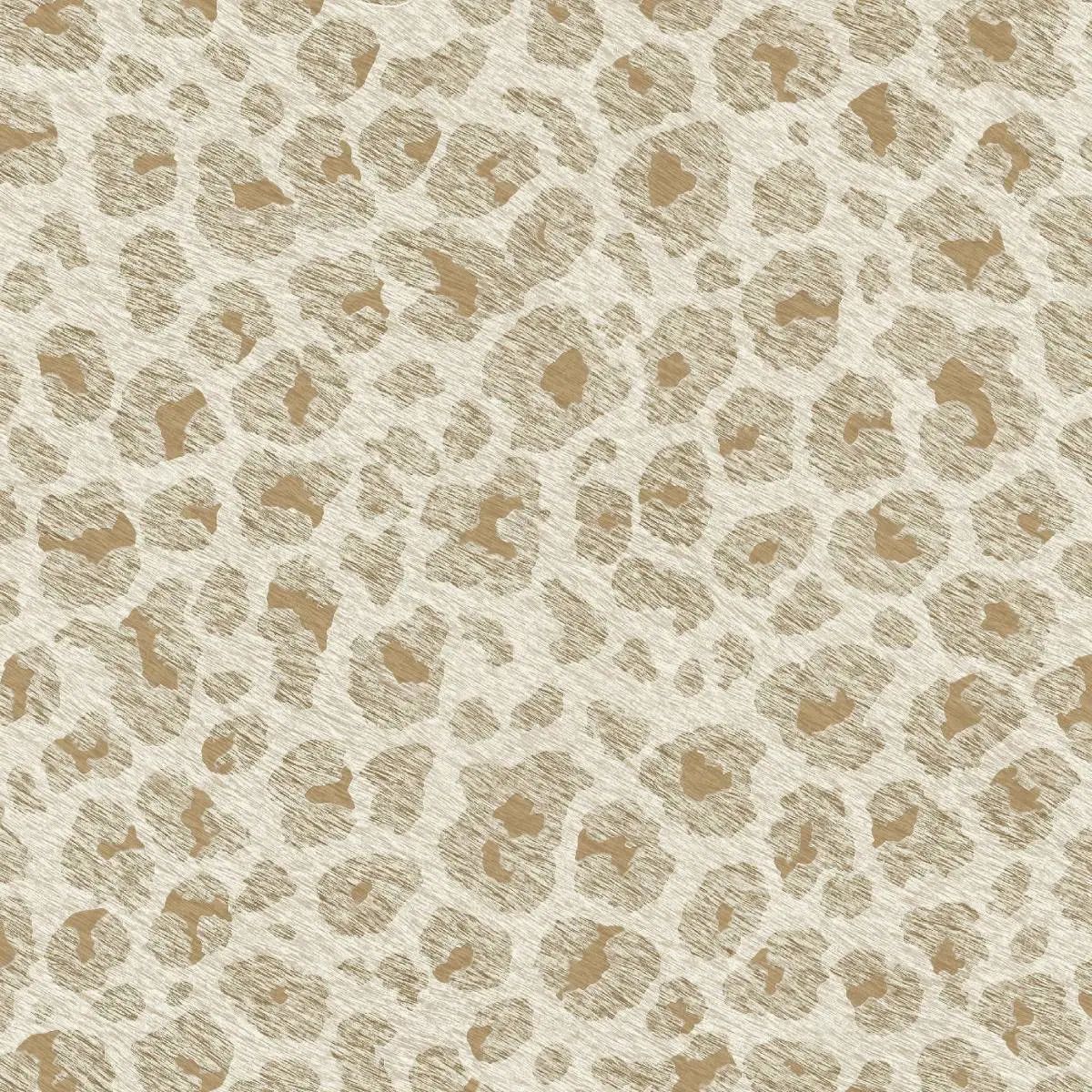 Leopard Print Cream & Gold Wallpaper by Paul Moneypenny A86301