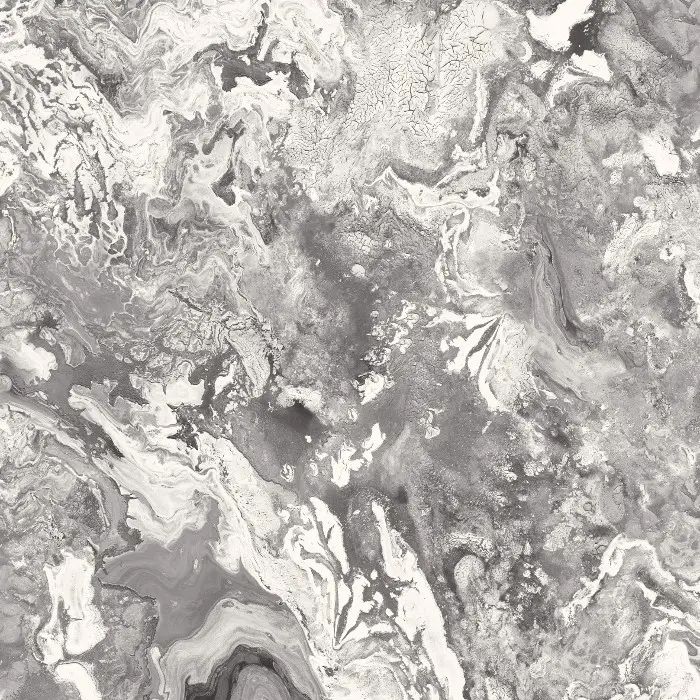 Serafina Marble Black & White Vasari Italian Luxury Vinyl Wallpaper 535051