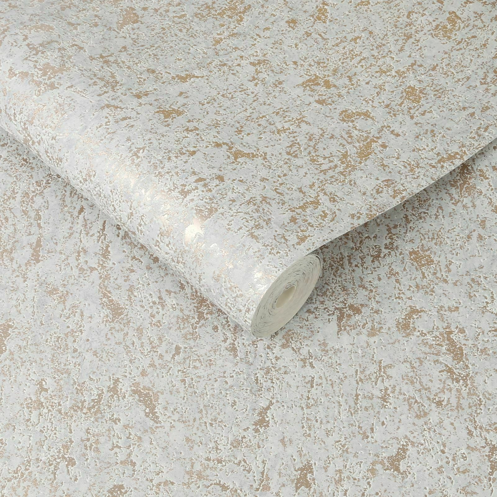 Milan Texture Rose Gold Superfresco Industrial Wallpaper 106401