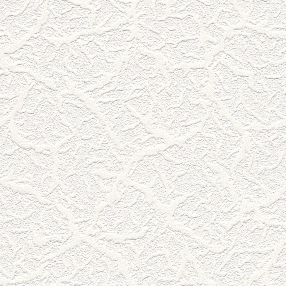 Stipple Marble White Paintable Wallpaper 9878-10