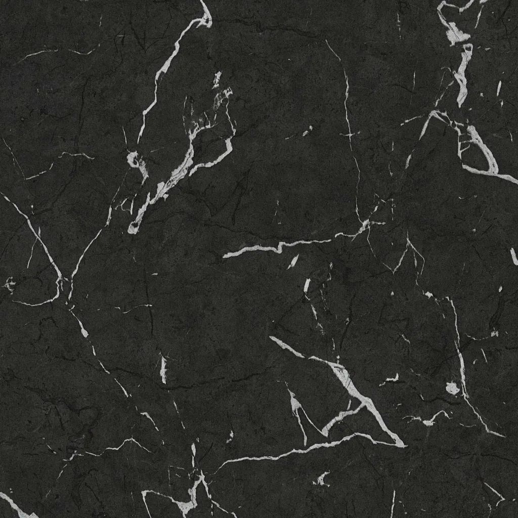 Alena St Petersburg Black Marble Vinyl Wallpaper 37855-2