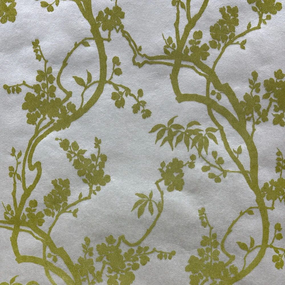 Vintage Sundown Green Glass Beads Wallpaper 680701