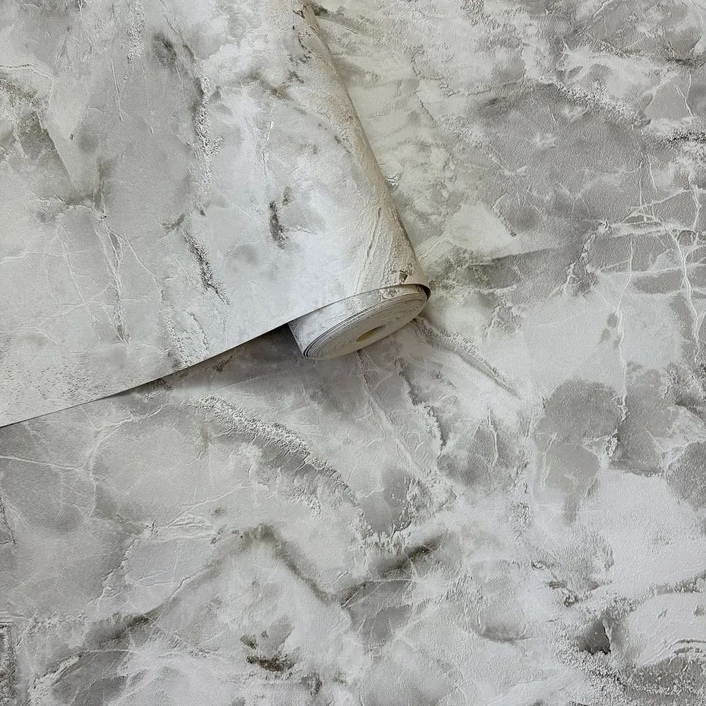 Carlotta Marble Grey Italian Vinyl Wallpaper 400310 Carlotta Marble Grey Italian Vinyl Wallpaper 400310