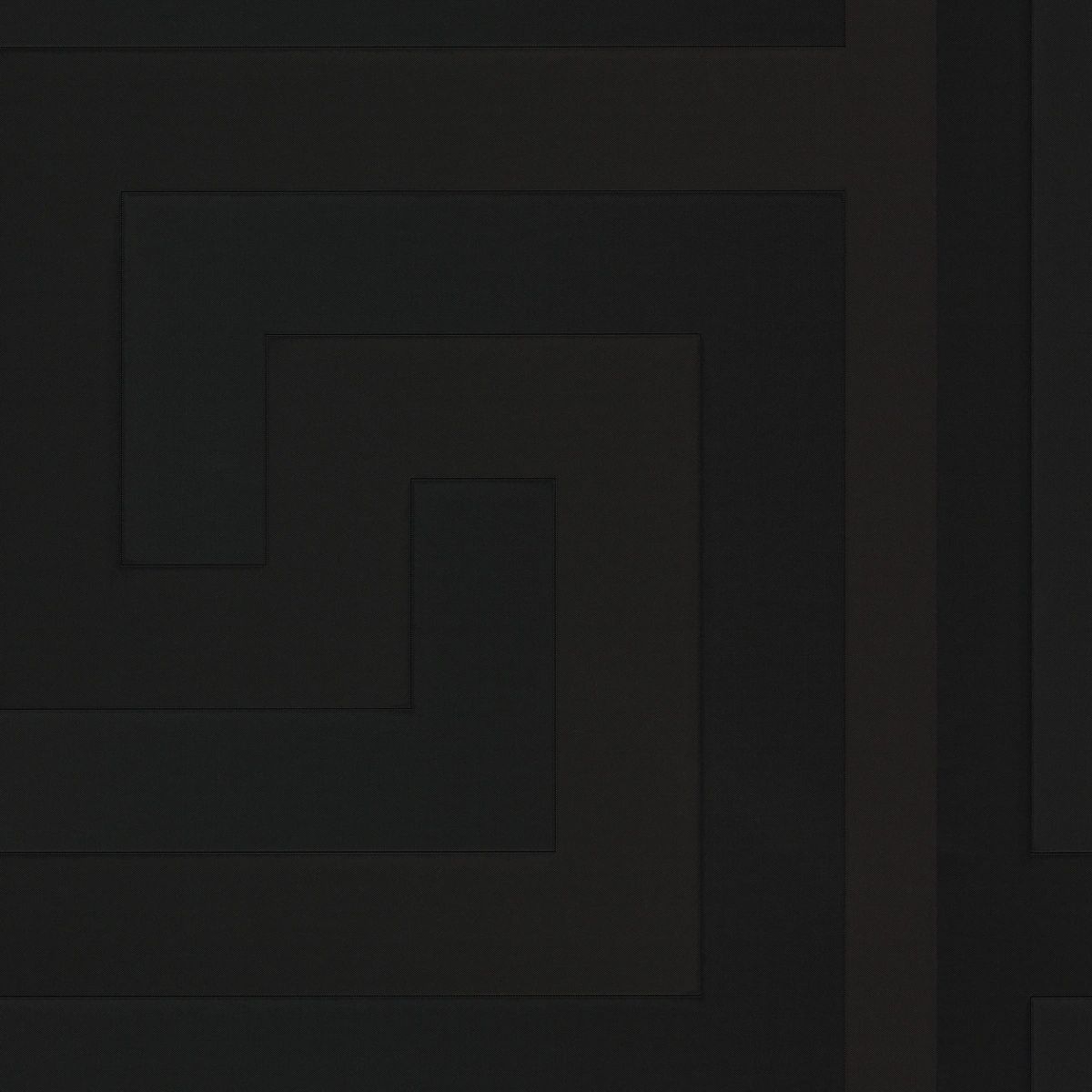 Large Greek Key Black Luxury Vinyl Wallpaper 935234