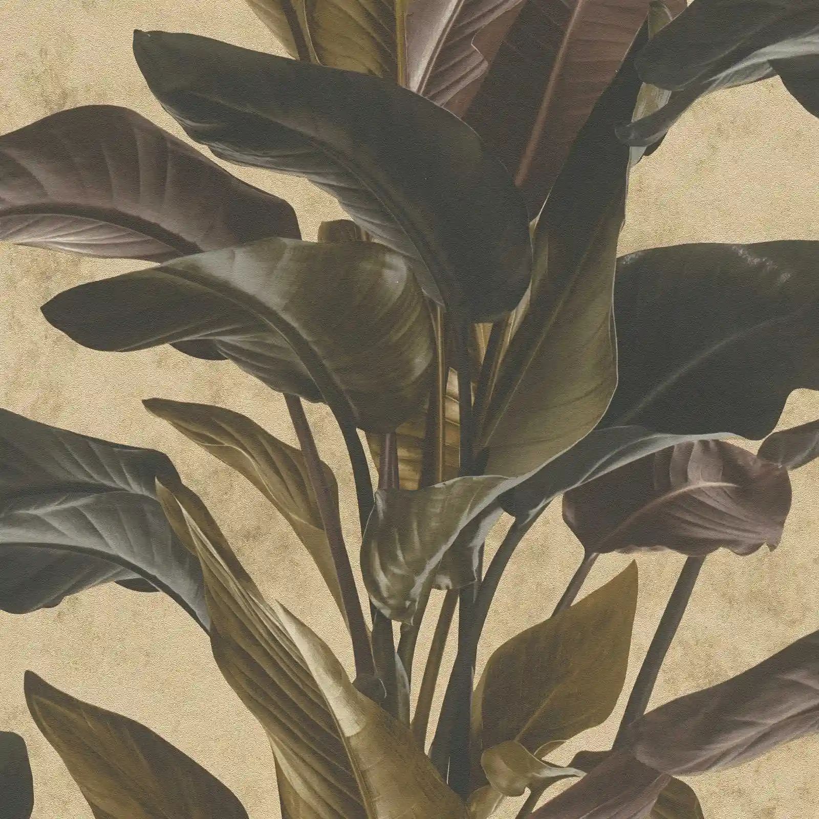 Antonio Barcelona Gold Flora Wallpaper 37862-4