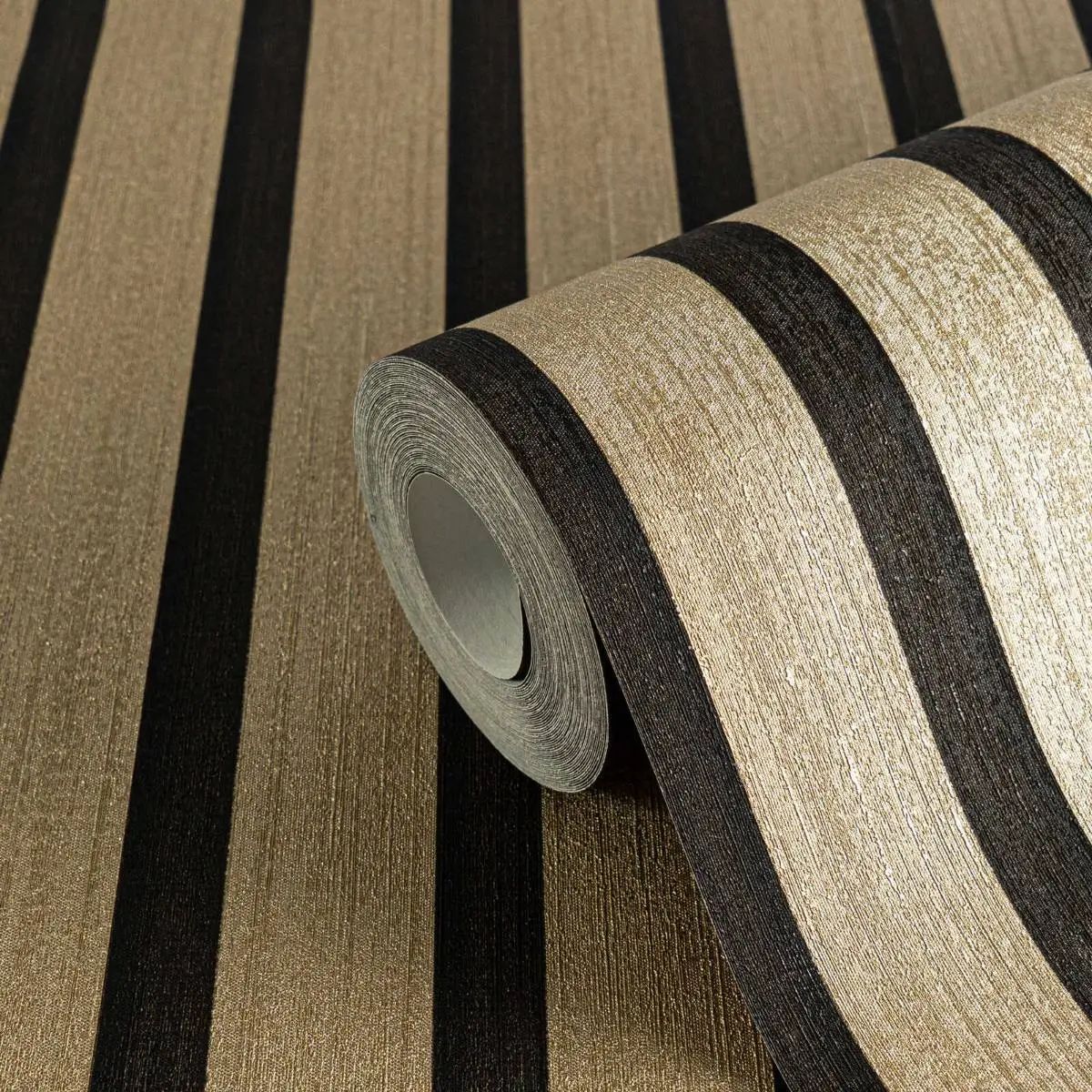 Acoustic Metallic Panels Antique Gold Ultra Realistic Fleece Wallpaper 78627-2