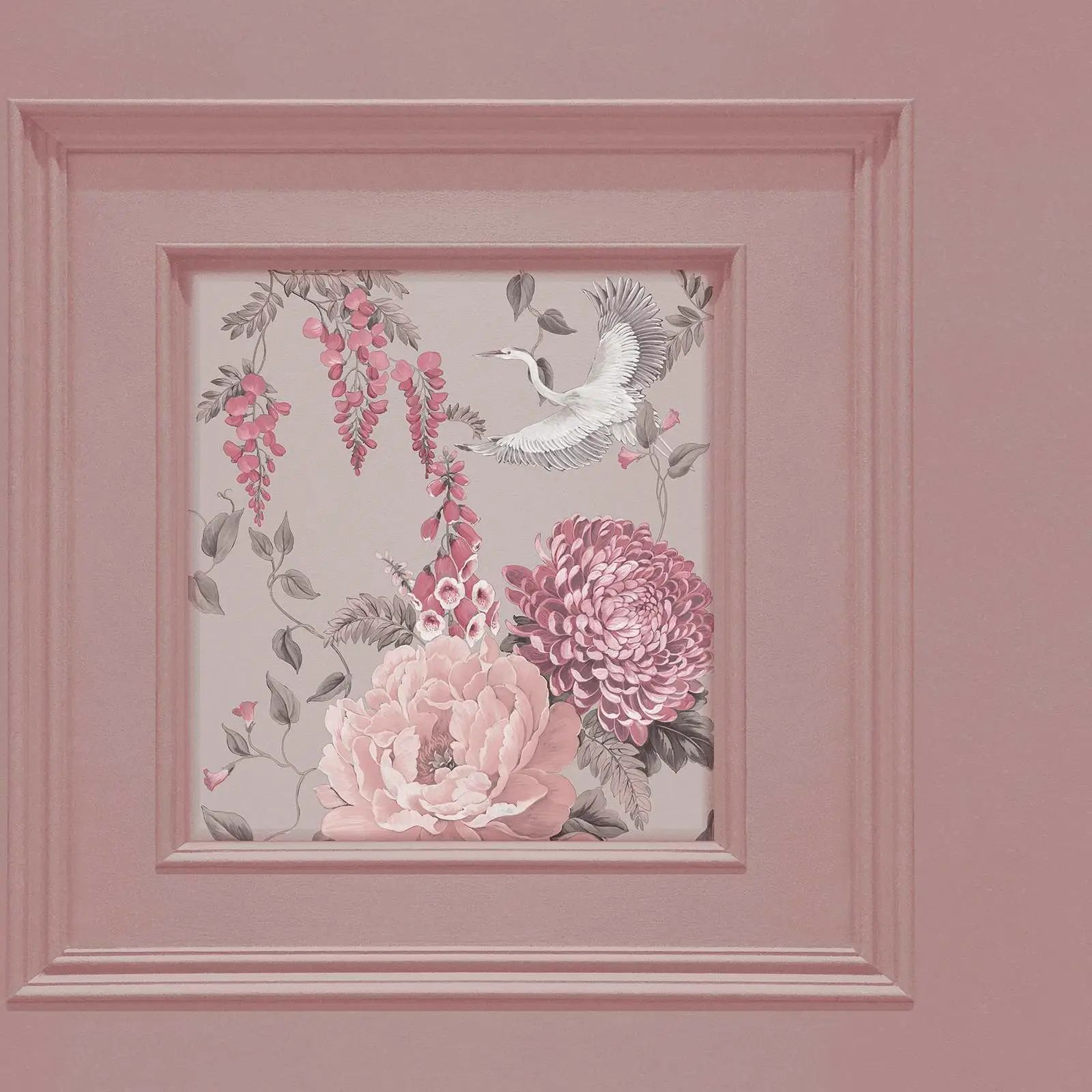 Corinthia Panel Blush Grey Wallpaper 245