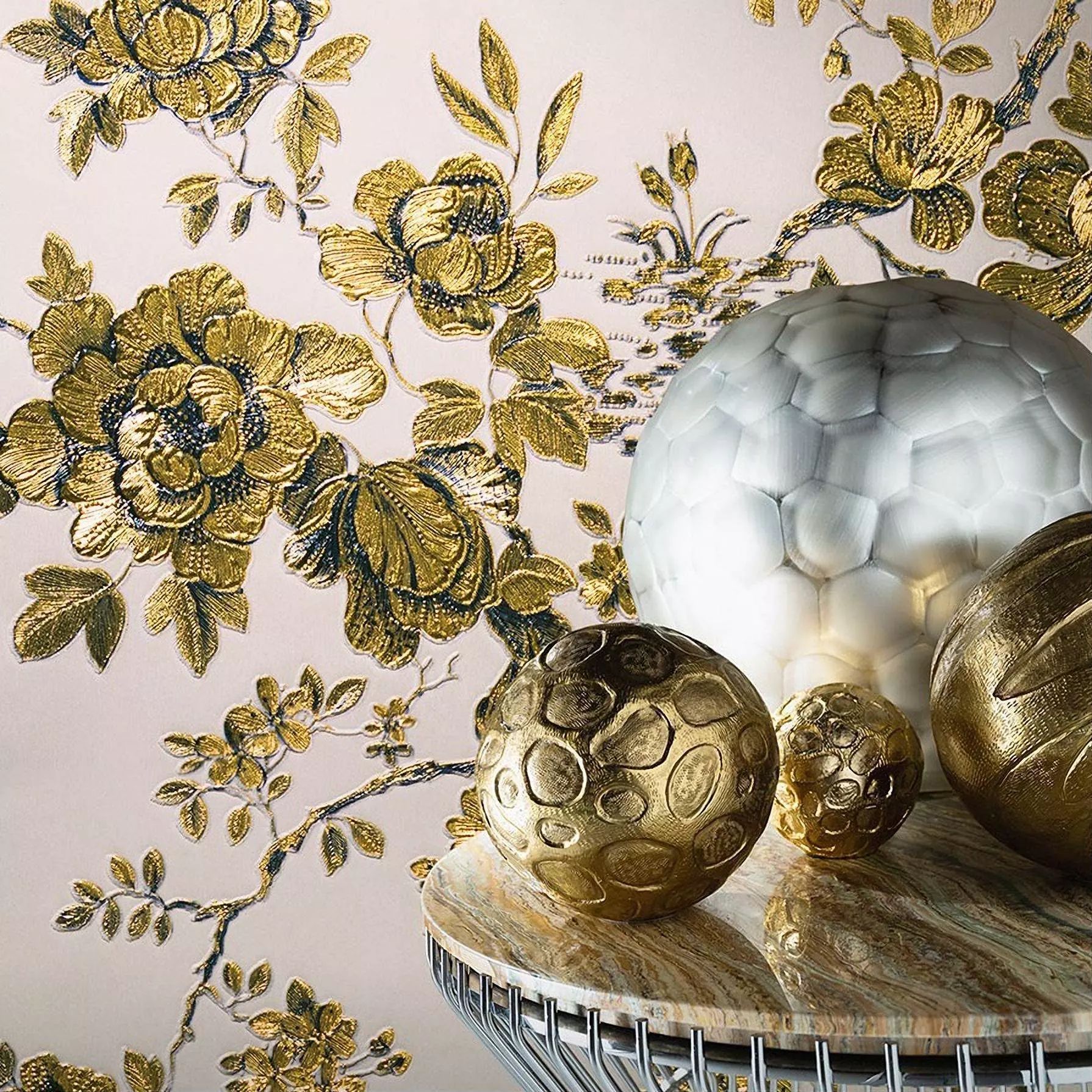 Opulent Birds Roberto Cavalli Home No.8 RC19041 Gold Foil Opulent Birds Roberto Cavalli Home No.8 RC19041 Gold Foil