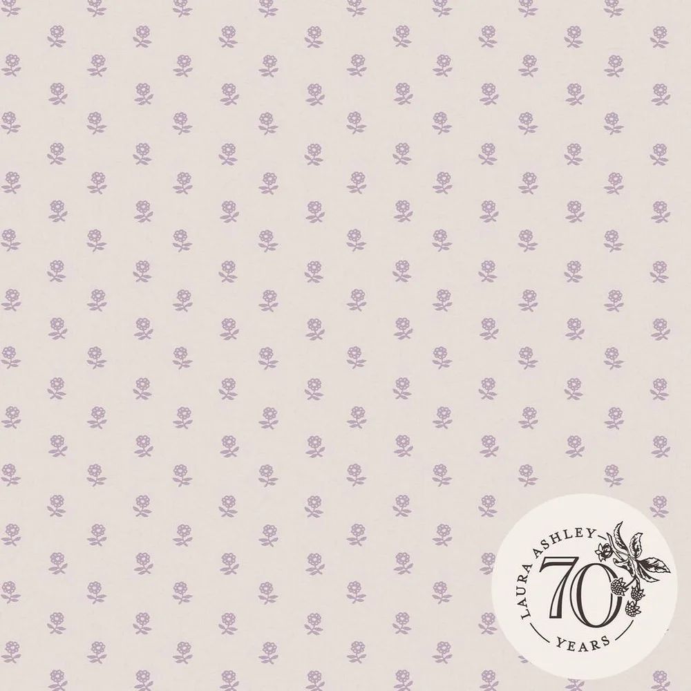Daisy Lavender Purple Laura Ashley Wallpaper 119864