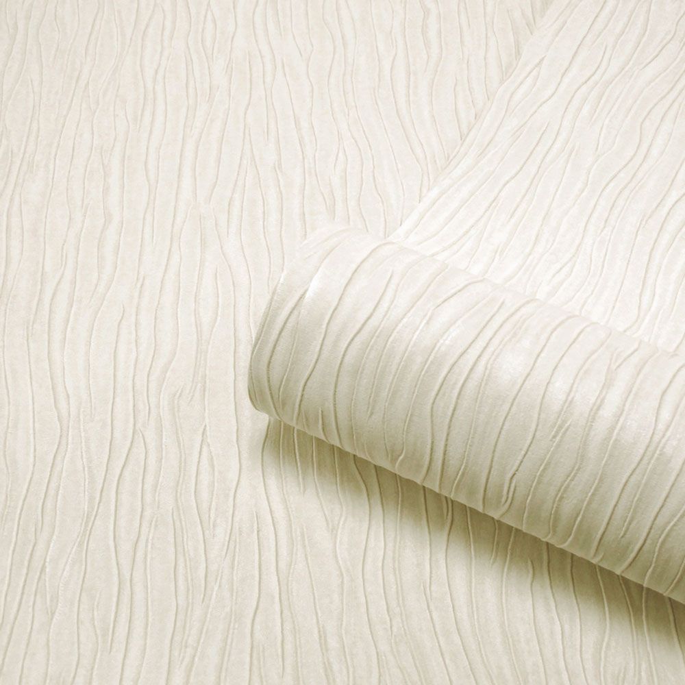 Tiffany Texture Cream Luxury Italian Vinyl Wallpaper 180
