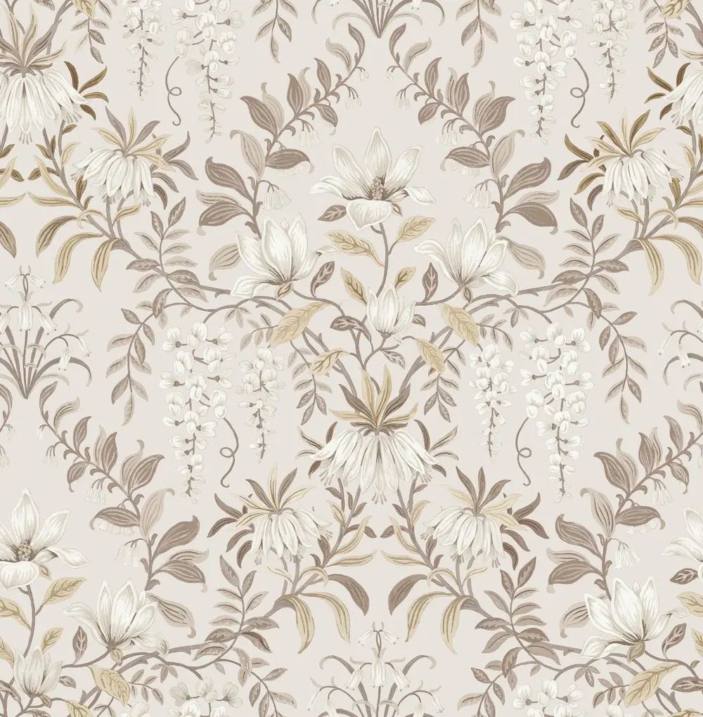 Parterre Vintage Floral Soft Natural Laura Ashley Wallpaper 140335 Parterre Vintage Floral Soft Natural Laura Ashley Wallpaper 140335