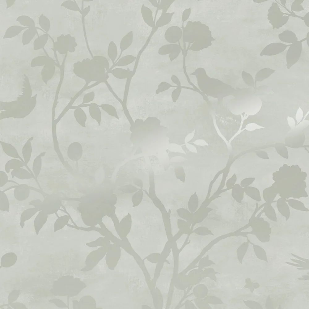 Eglantine Silhouette Eau de Nil Sweetbrier Trail Laura Ashley Wallpaper 113373