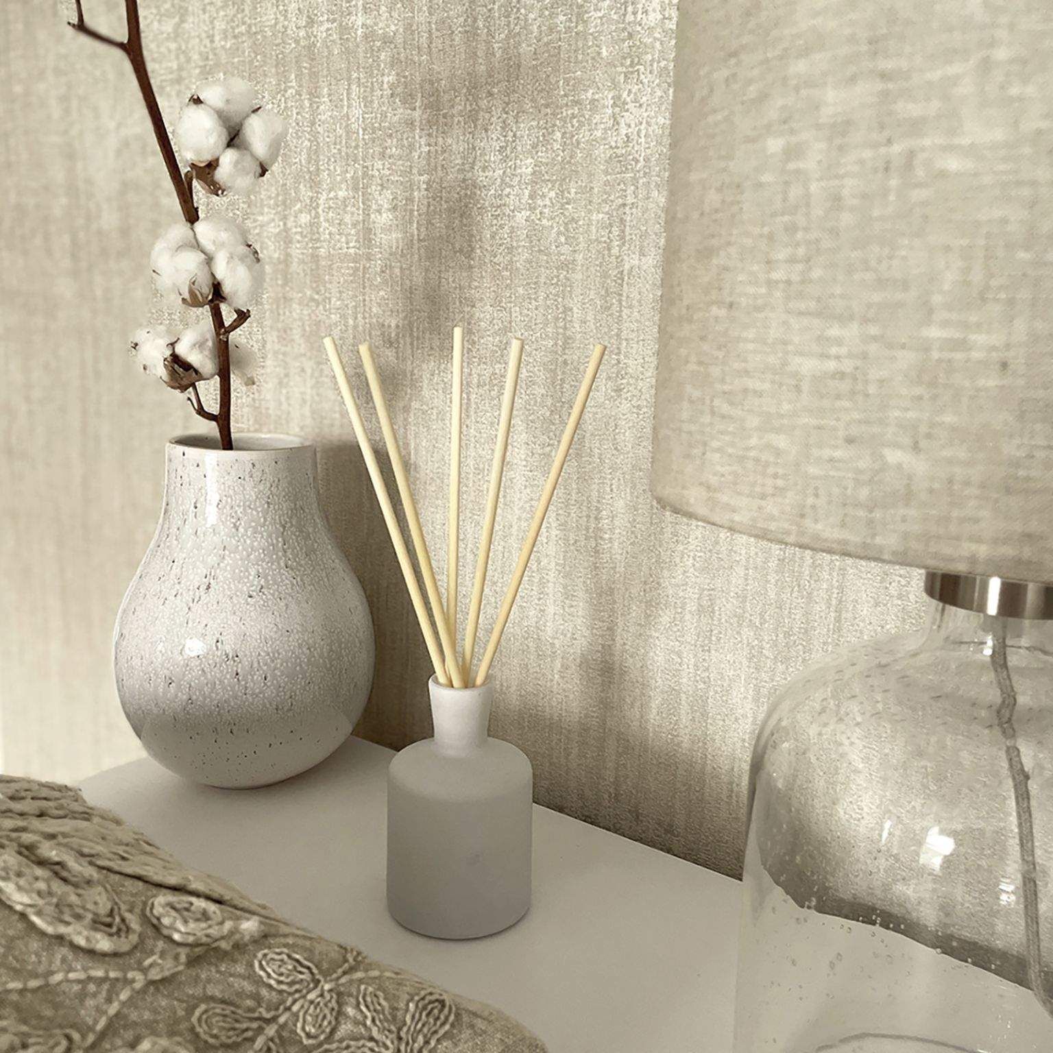 Giovanna Texture Beige Premium Italian Vinyl Wallpaper 4815