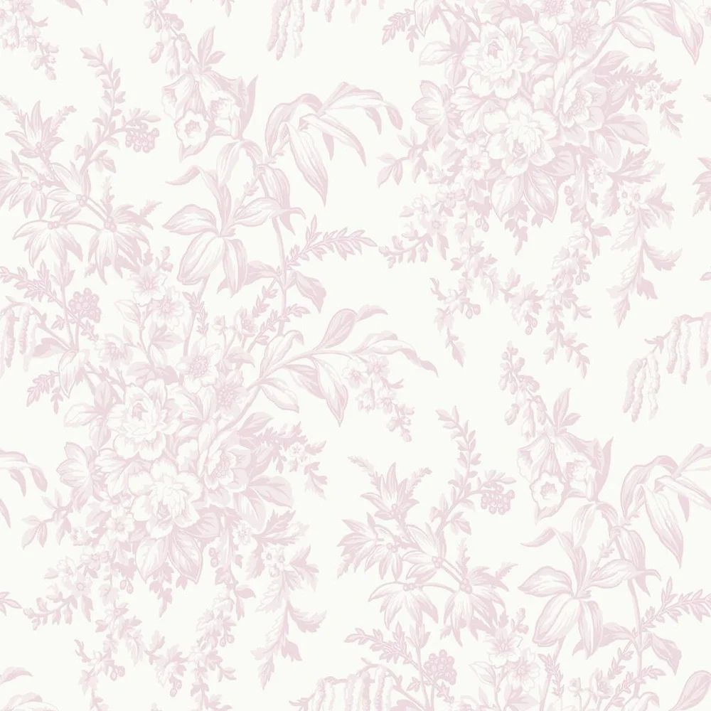 Picardie Antique Textile Quilt Petal Laura Ashley Archive Wallpaper 114901