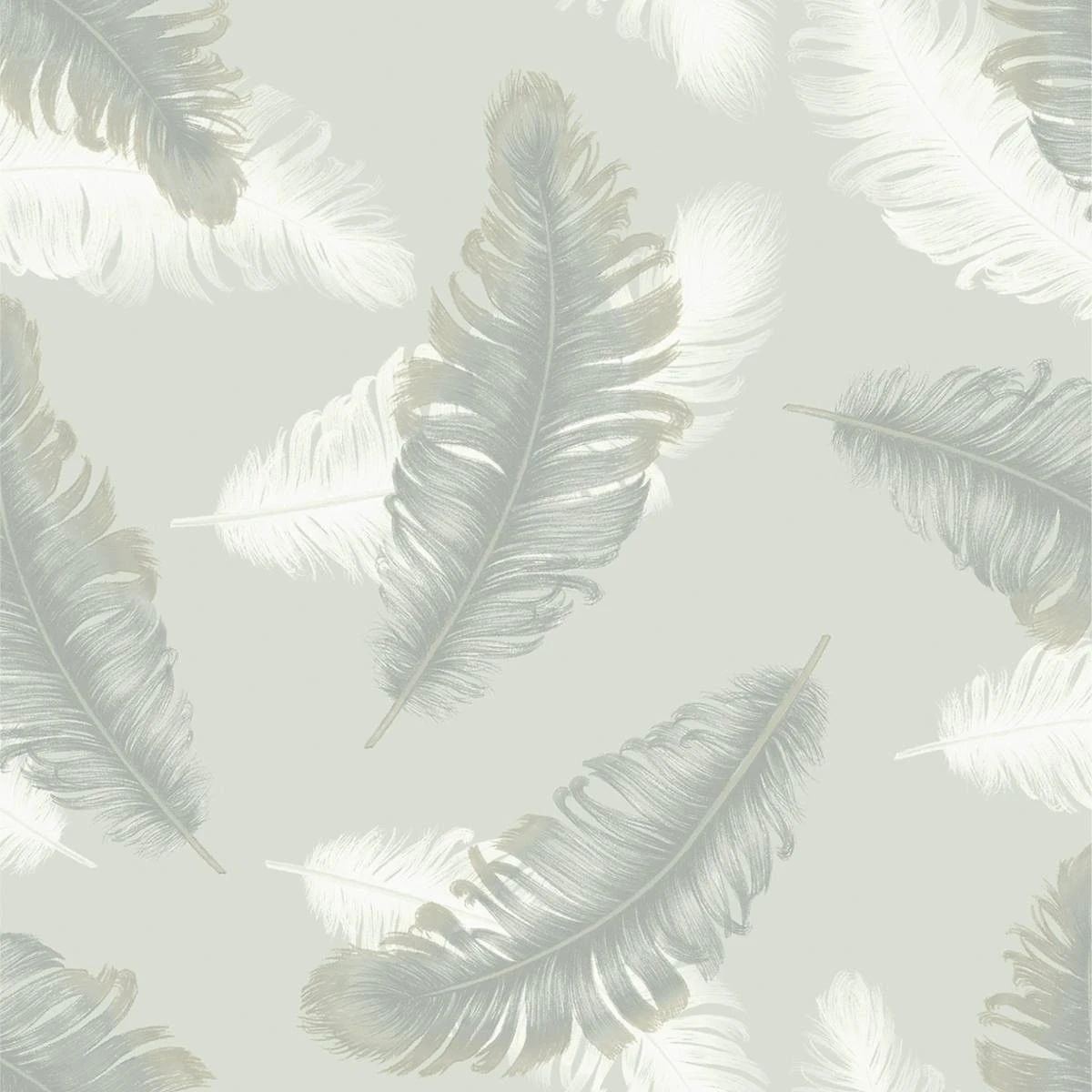 Whisper Feather Sage & Cream Wallpaper 772 Whisper Feather Sage & Cream Wallpaper 772