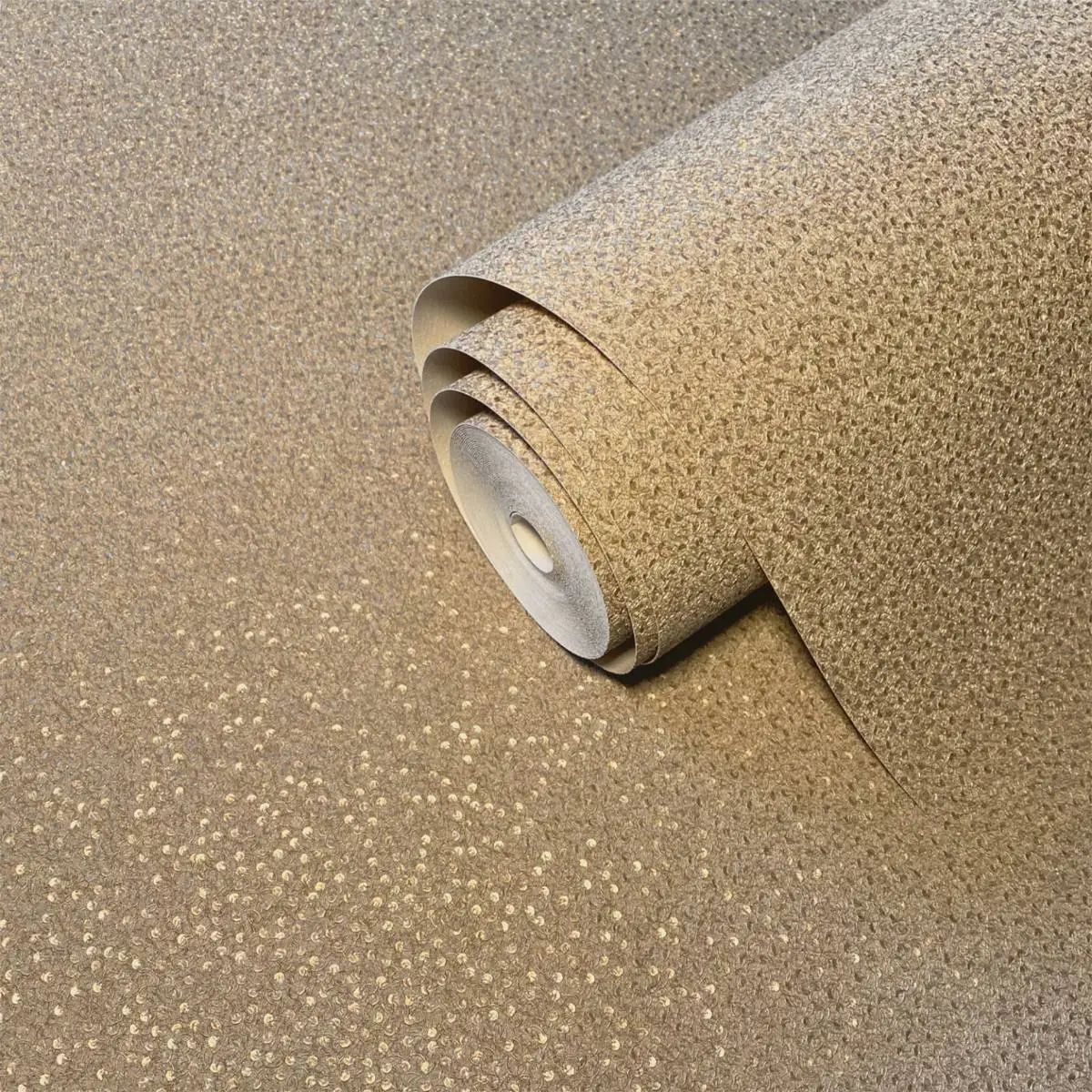 Valentino Shimmering Sequinned Texture Gold Luxury Vinyl Wallpaper 1931