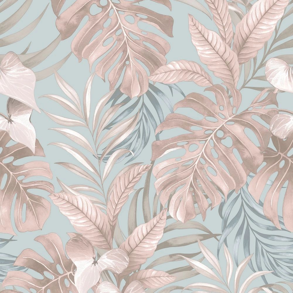 Teeva Jungle Duck Egg Wallpaper 183502