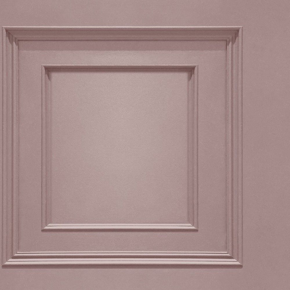Oliana Panel Effect Blush Pink Wallpaper 8488