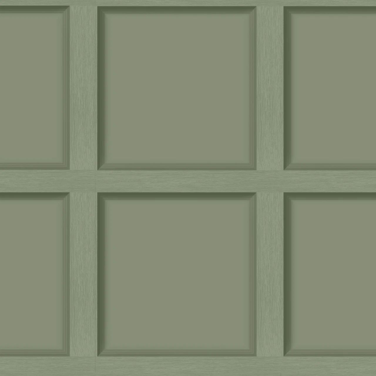 Modern Wood Panel Green Wallpaper 12982 Wooden Panelling