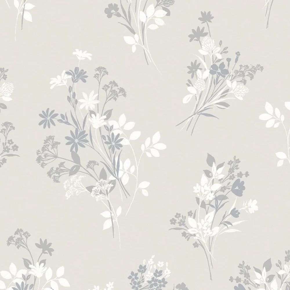 Igerna Floral Natural Laura Ashley Wallpaper 119856